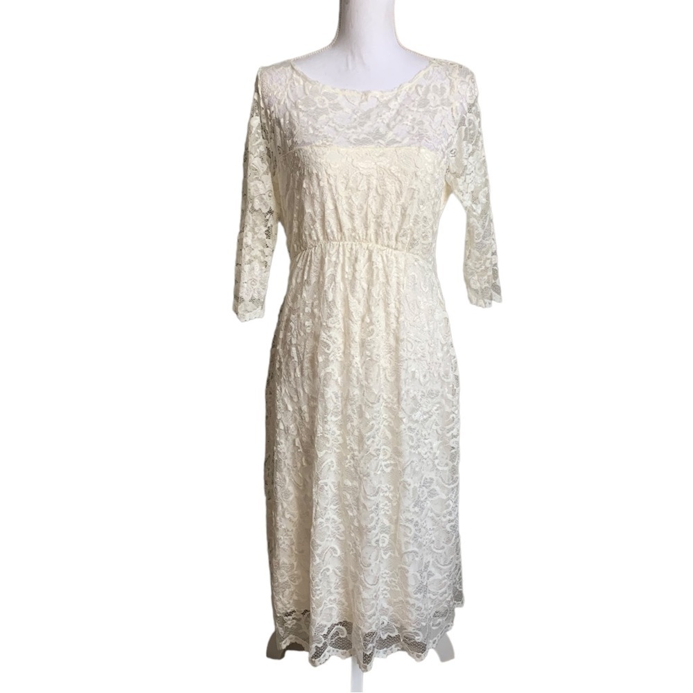 Tiffany Rose Maternity 3/4 Sleeve Dress Size Small